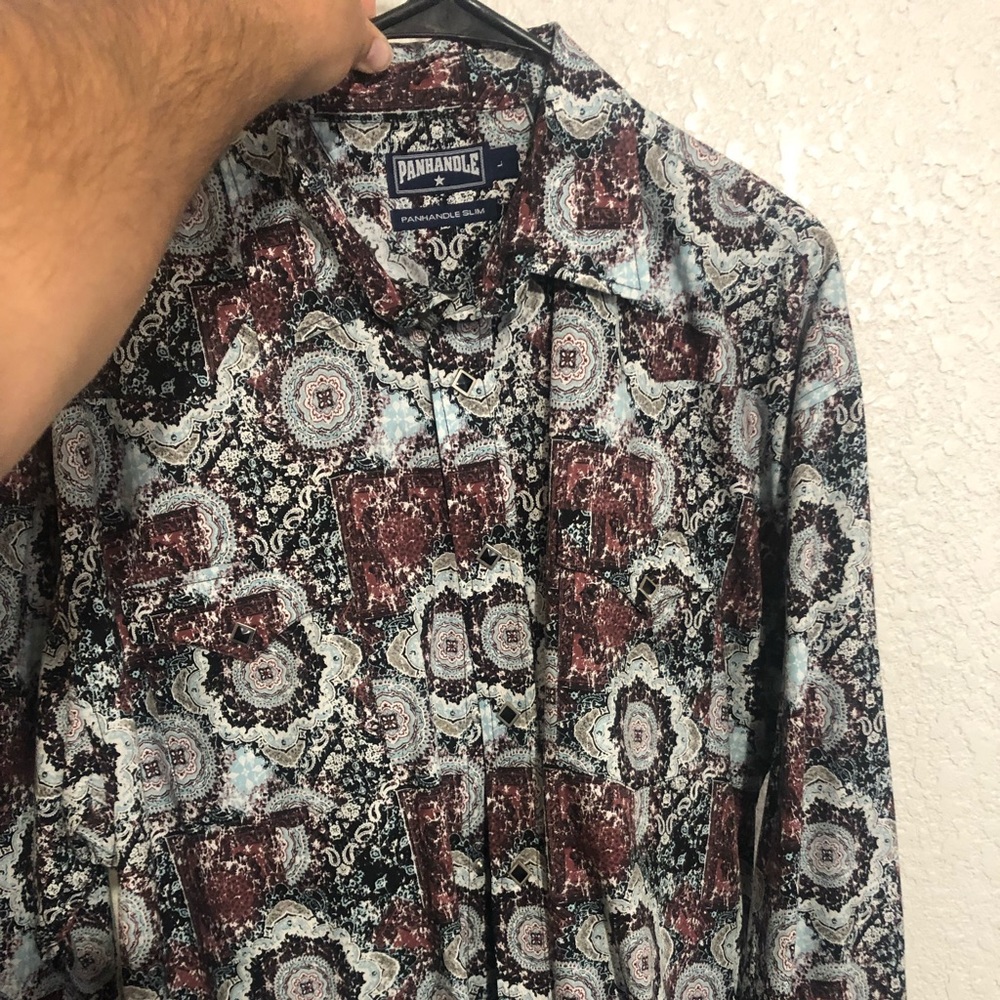 Panhandle western pearl snap (Long Sleeve)